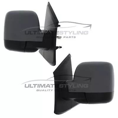 Wing Door Mirrors Vauxhall Vivaro Sportive 2014-> Electric Primed Left & Right • £95.95